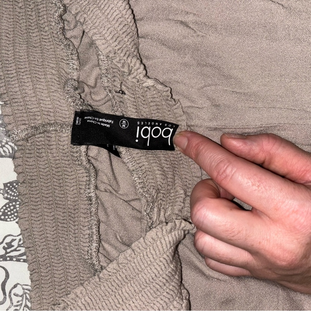 Very comfy and light bobi dress pants.